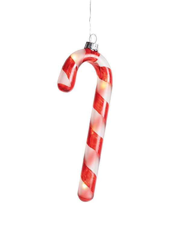 SIRIUS Hannah Candy Cane H14cm Frosted Red