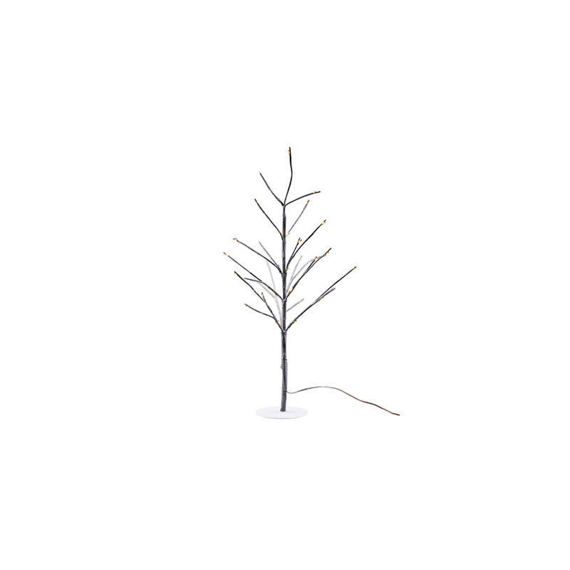 Kira Tree, H50cm, Brown/Snowy