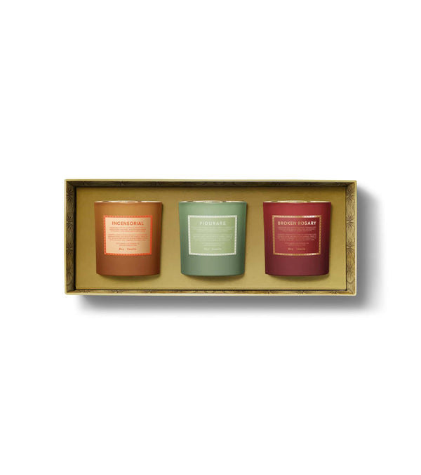 Scented Candles - Holiday Votive Trio Set