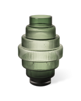 Steps Vase - S - Dark Green