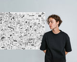 Surf and skate - Giant poster