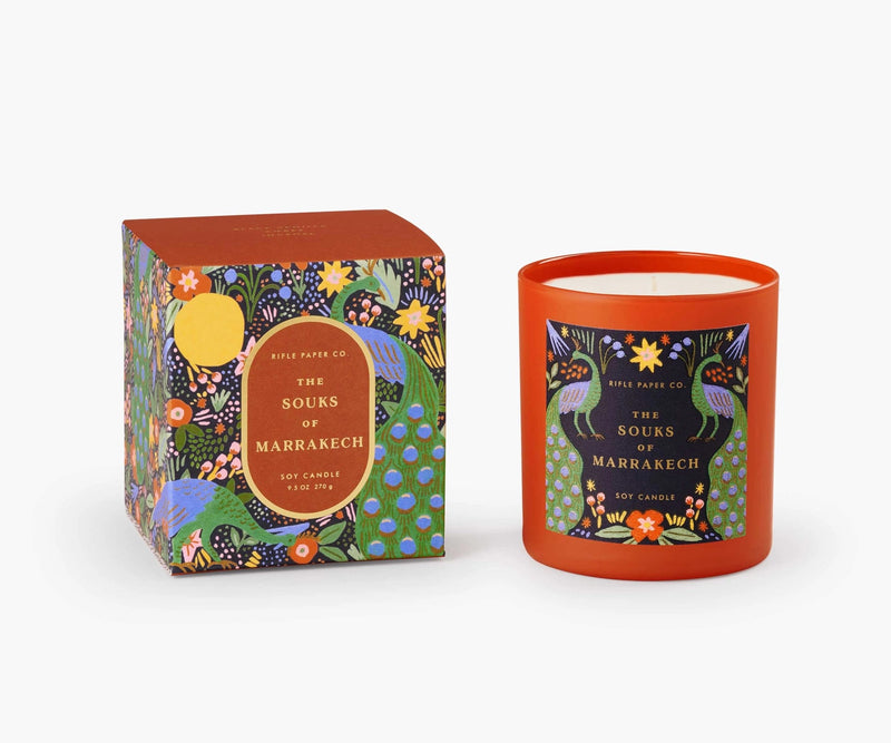 The Souks of Marrakech Glass Candle - 9 oz