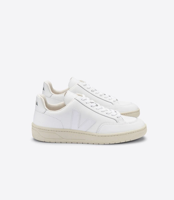 V-12 LEATHER WHITE