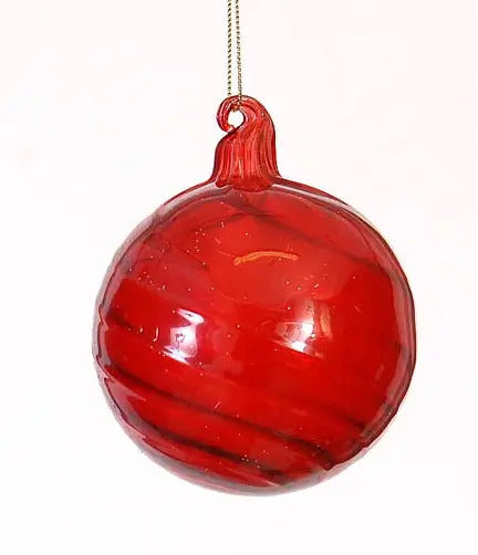 VETUR BV 8cm Glass red ball