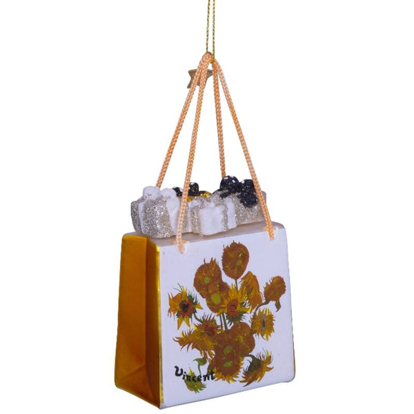 VONDELS Ornament glass Van Gogh Sunflower gift bag