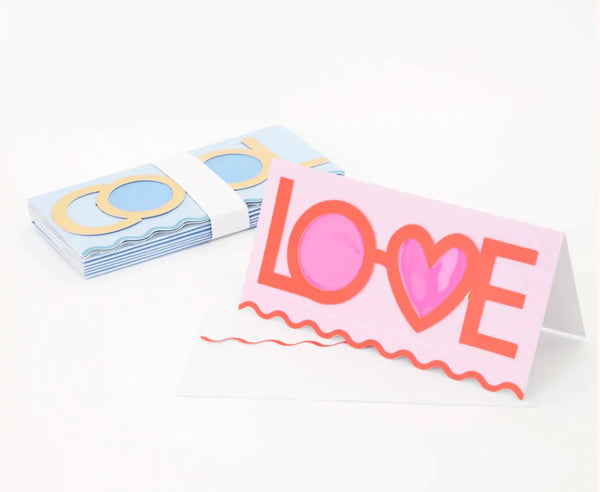 Valentine’s Glasses Cards