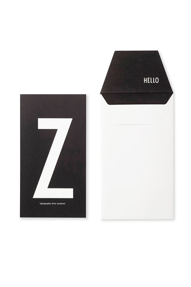 Personal Card, Letters A to Z