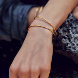 asymmetric bangle bracelet Eve_4