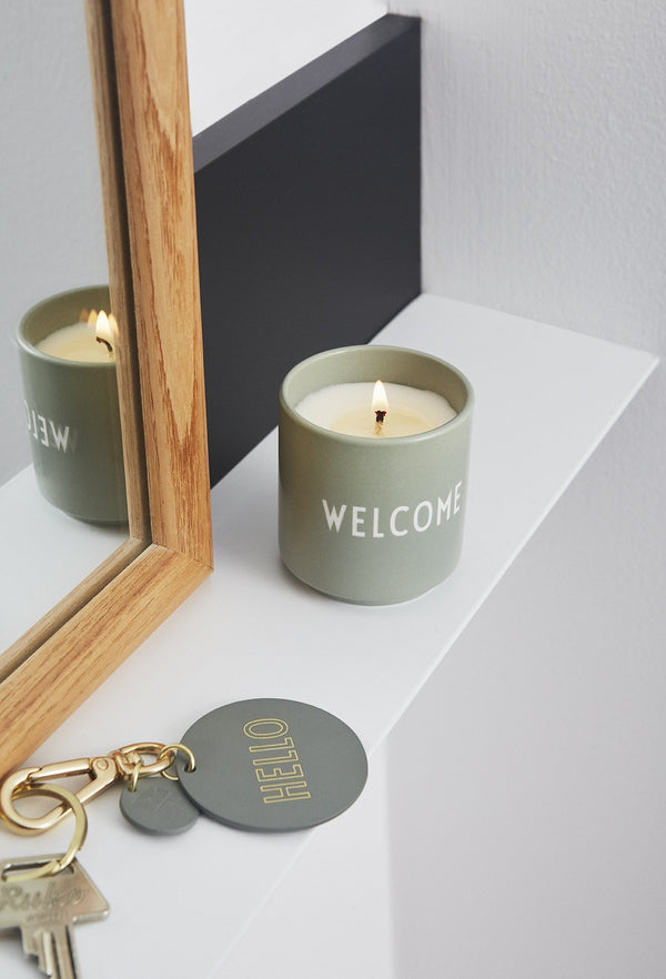Design Letters Scented Candle WELCOME, Small