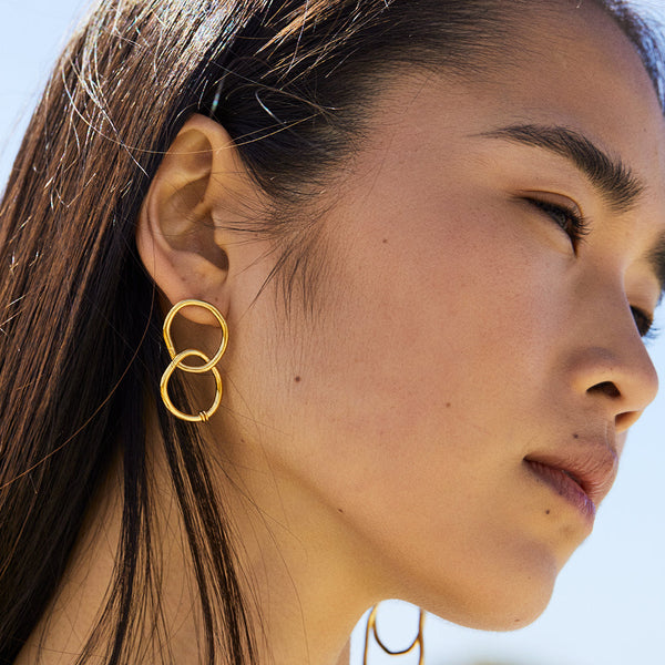 double stud earrings Victoire_2