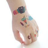 Joan Miro Temporary Tattoos & Nail Stickers - Pink