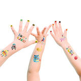 Joan Miro Temporary Tattoos & Nail Stickers - Pink