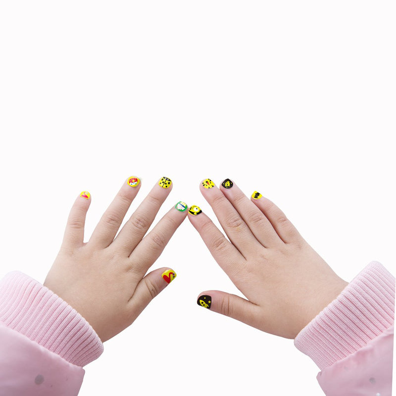 Joan Miro Temporary Tattoos & Nail Stickers - Pink