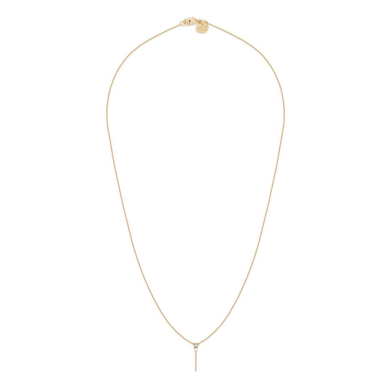 long necklace Amants : cristal/white opal_2
