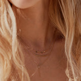 long necklace Amants : cristal/white opal_3