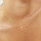 long necklace Amants : cristal/white opal_4