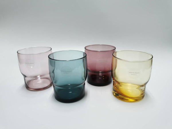 OFFICINE MURANO Set of 4 colour stack glass 