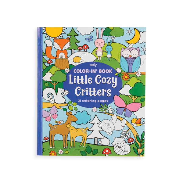 OOLY Color-in' Book - Little Cozy Critters