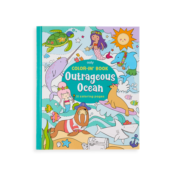 OOLY Color-in' Book - Outrageous Ocean