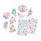 OOLY Nom Nom Narwhals Scented Stickers