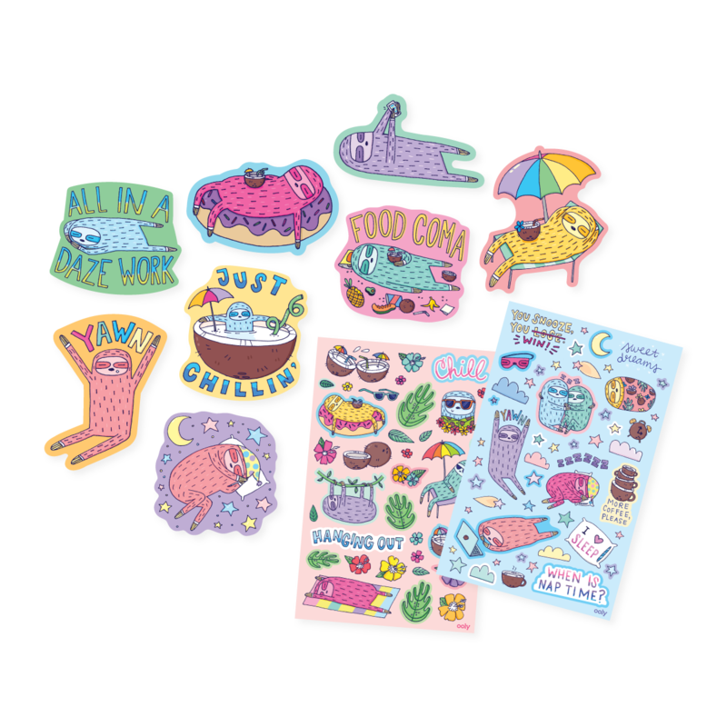 OOLY Sleepy Sloths Scented Stickers 
