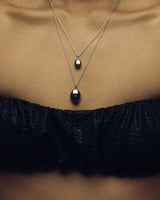 Anya Locket Necklace - Emerald 24"