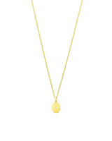 Baby Diamond Locket Necklace - Gold  21"
