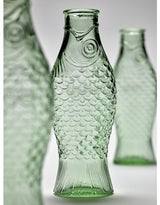 Fish Bottle - 1L - Transparent Green - 10.6x7.5xH29