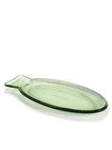 Fish Dish - Flat - Transparent Green - 35x16xH2.2 